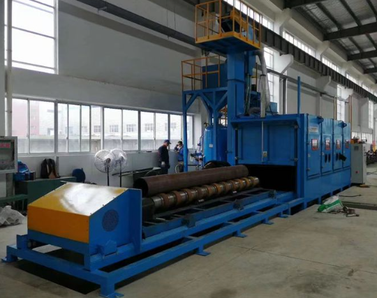 上饶喷砂机在管道除锈中的现场施工应用