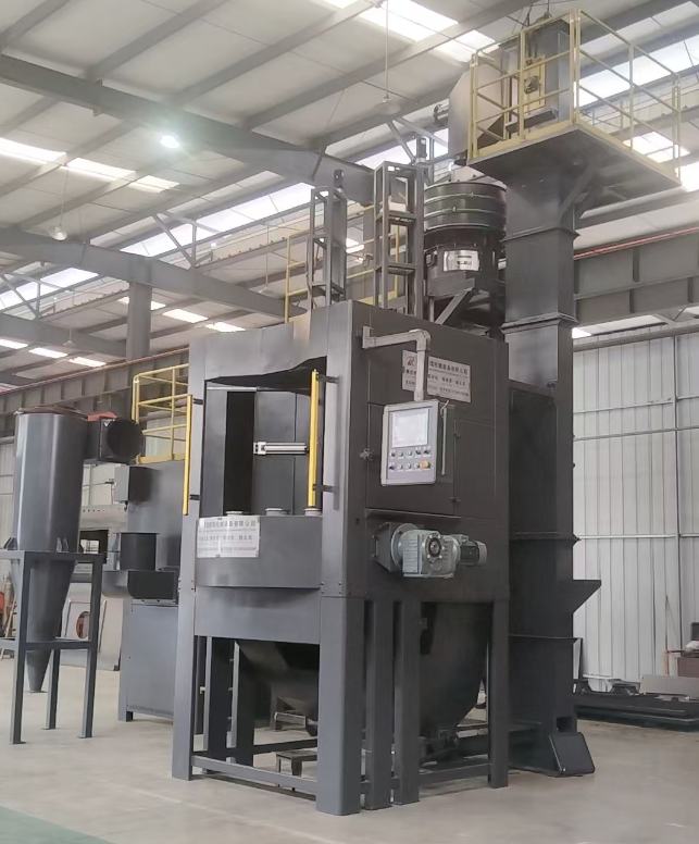 上饶转盘式喷砂机 提升圆形工件处理效率