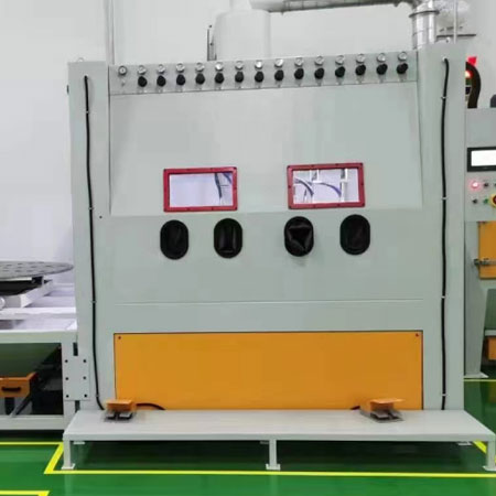 上饶高效生产，从箱体手动喷砂机开始，提升零部件质量